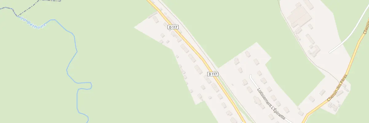 Plan du 244 Rte de Neufchâtel à Neuville-Ferrières