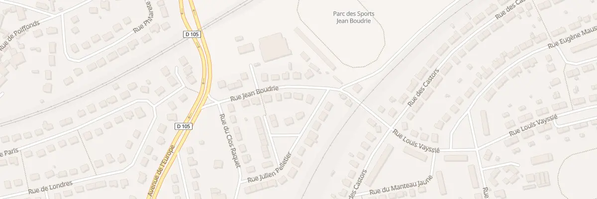 Plan du 5 Rue Jean Boudrie à Lucé