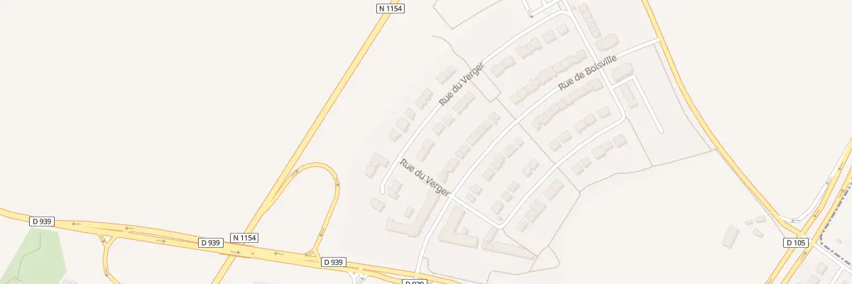Plan du 4 Rue du Verger à Mainvilliers