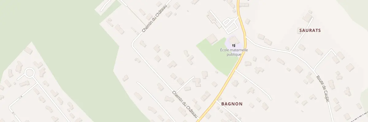 Plan du 17B Che du Chateau à Grazac
