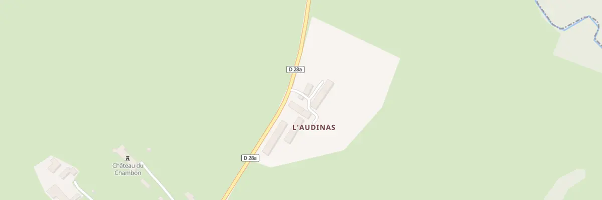 Plan du 2 L’Audinas à Folles