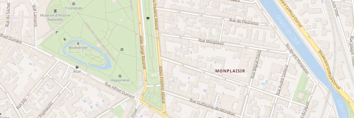 Plan du 7 Rue Martyrs de Liberation à Toulouse