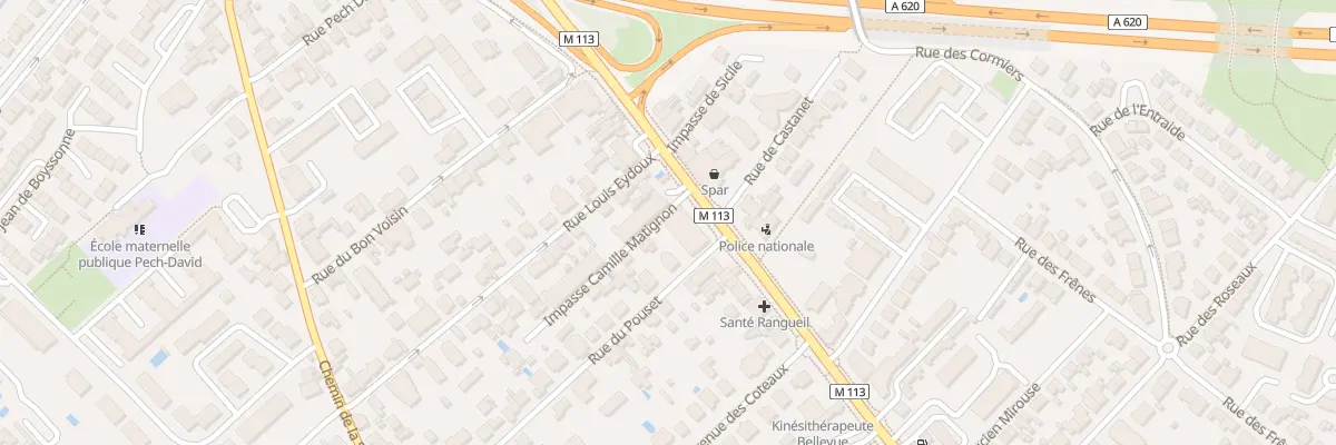 Plan du 45 Rue du Pouset à Toulouse