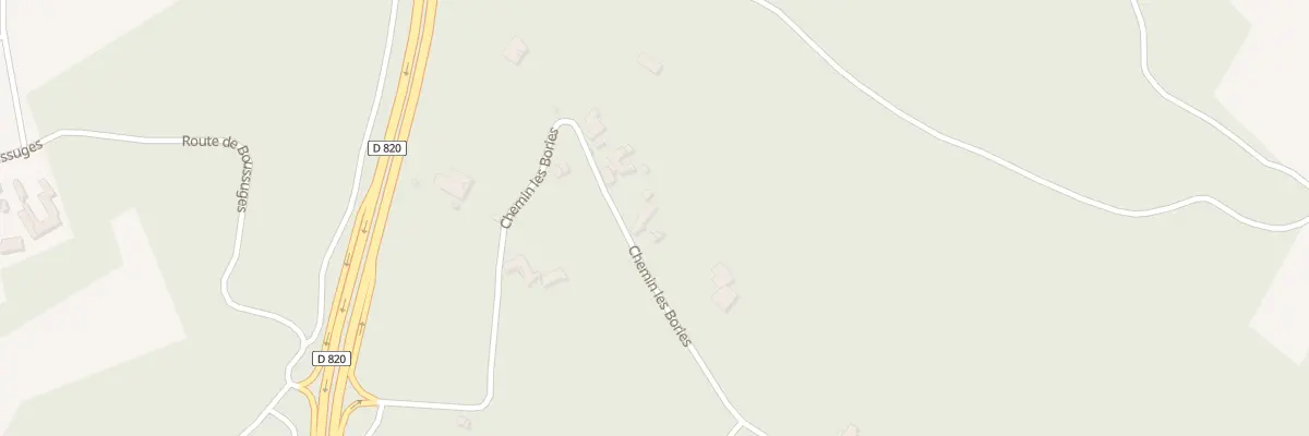 Plan du 5059 Las Bories au Montat