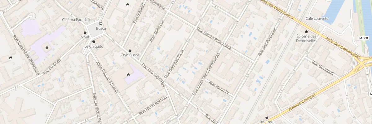 Plan du 11 Rue Georges Picot à Toulouse