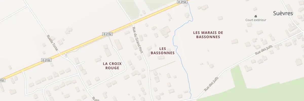 Plan du 9 Rue du Grand Port à Suèvres
