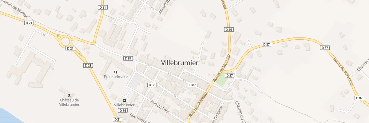 Plan du 1 Rue Jean Jaurès à Villebrumier