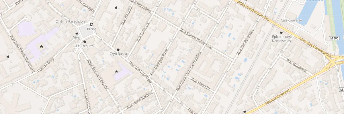 Plan du 13 Rue Georges Picot à Toulouse