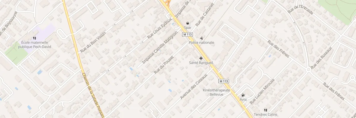 Plan du 46 Rue du Pouset à Toulouse
