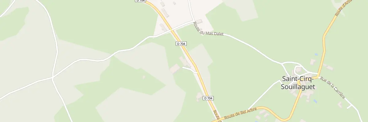 Plan du 323 Rte des Tuileries à Saint-Cirq-Souillaguet
