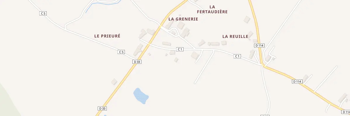Plan du 5039 Les Bornais à Jeu-Maloches