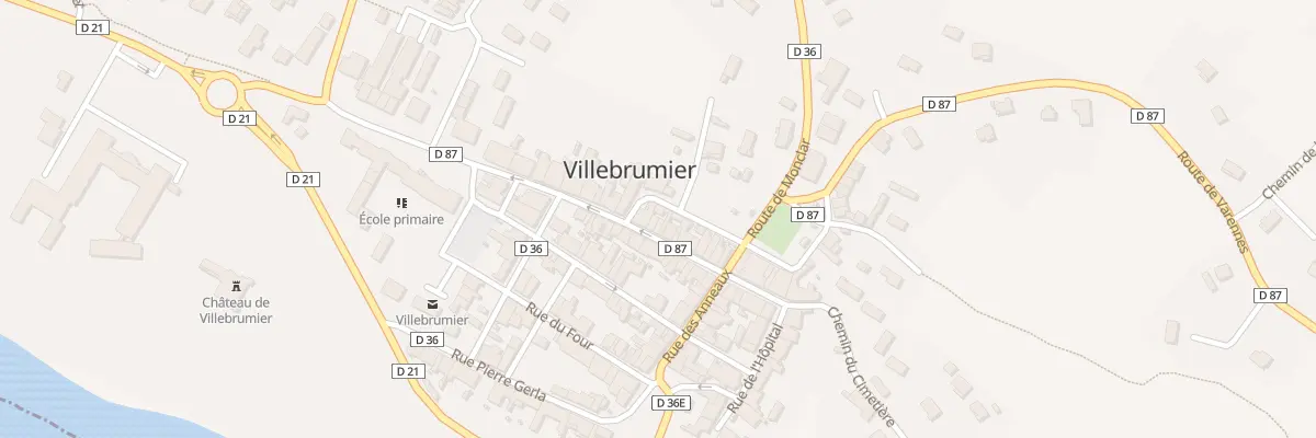 Plan du 37 Rue Haute à Villebrumier