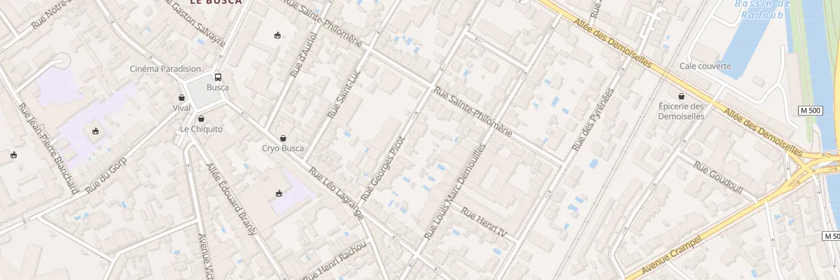 Plan du 17 Rue Georges Picot à Toulouse