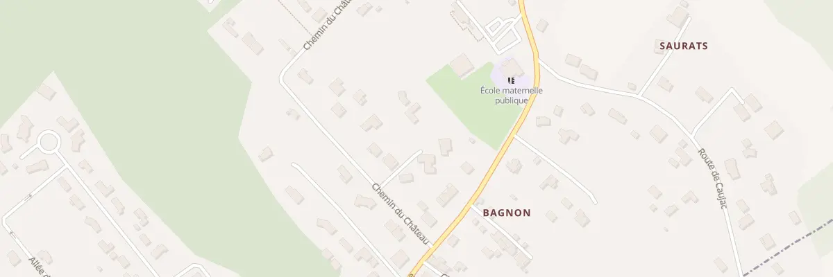 Plan du 5001 Che du Chateau à Grazac