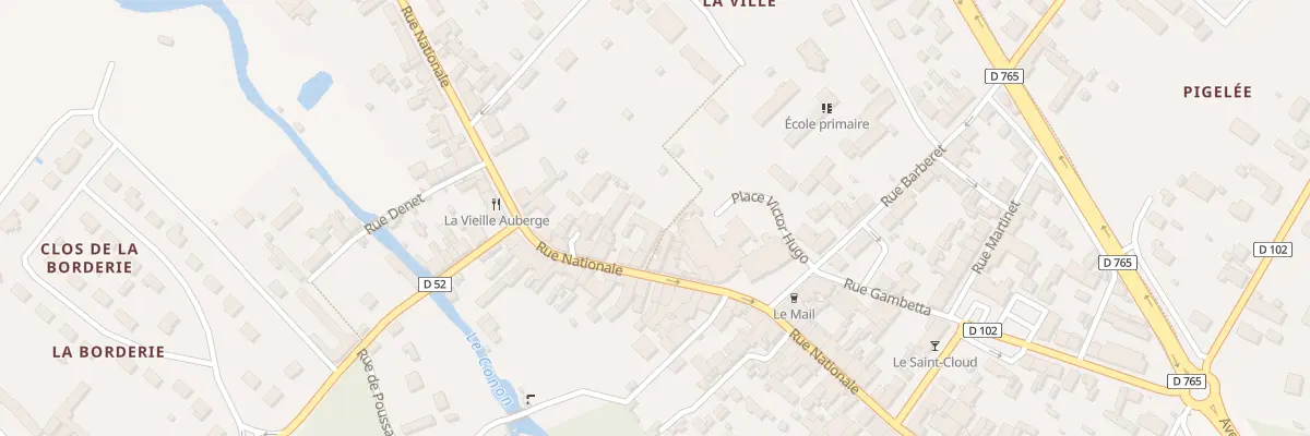 Plan du 49 Rue Nationale à Cour-Cheverny