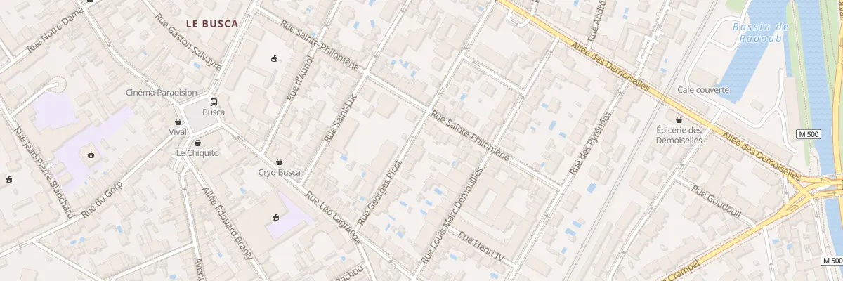 Plan du 21 Rue Georges Picot à Toulouse