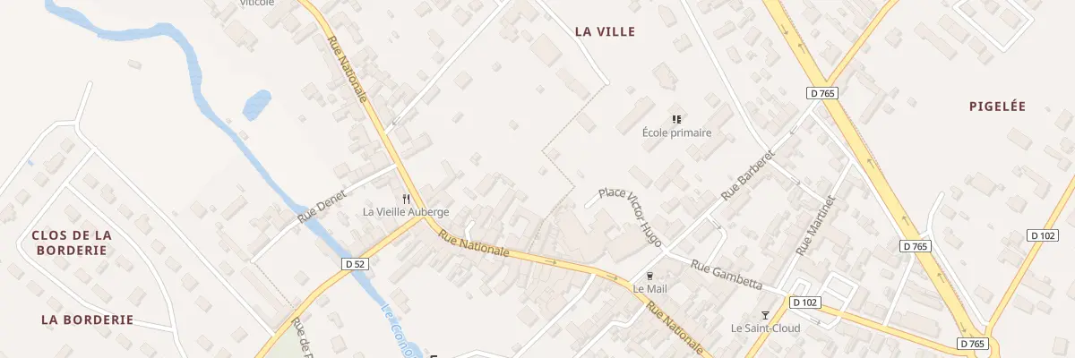 Plan du 47 Rue Nationale à Cour-Cheverny