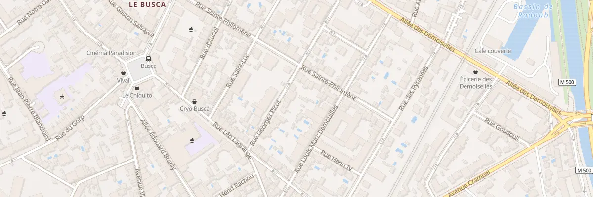 Plan du 19 Rue Georges Picot à Toulouse