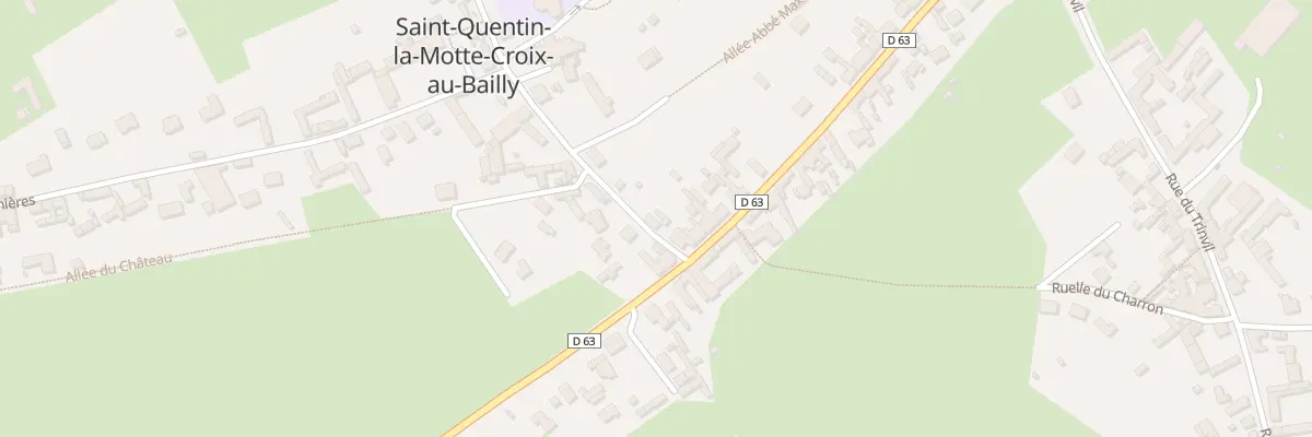 Plan du 36 Rue de l’Eglise à Saint-Quentin-la-Motte-Croix-au-Bailly