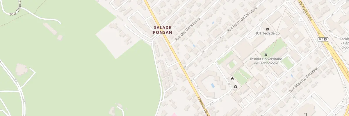 Plan du 67 Che de la Salade Ponsan à Toulouse