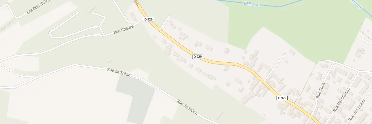 Plan du 10 Rte de Dreux à Villemeux-sur-Eure