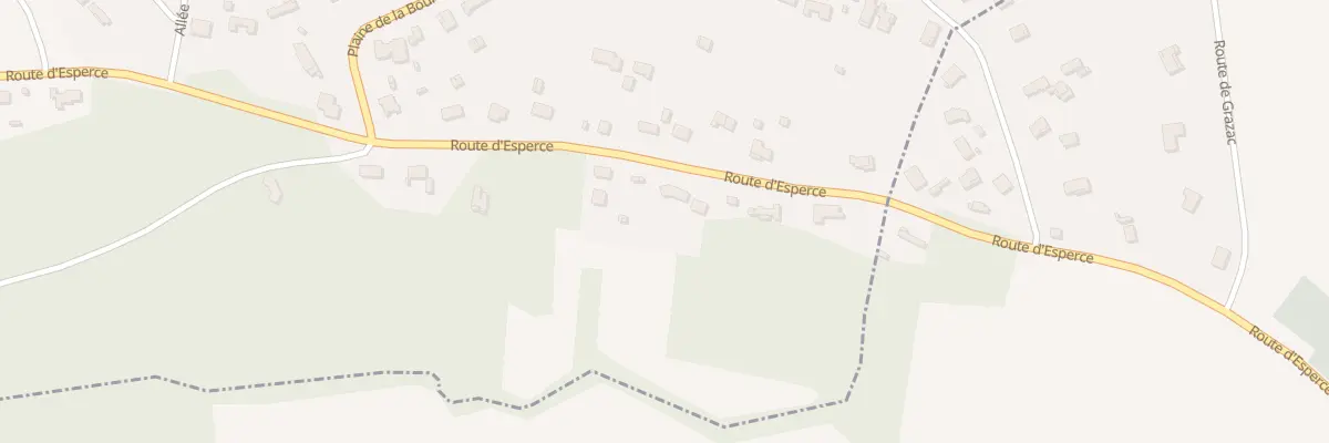 Plan du 5 Rte d’Esperce à Grazac