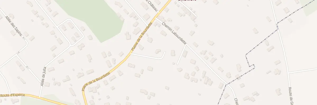 Plan du 5005F Plaine de la Bourdette à Grazac