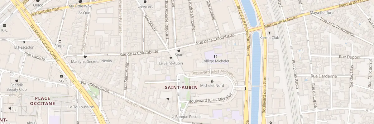 Plan du 32 Rue Riquet à Toulouse