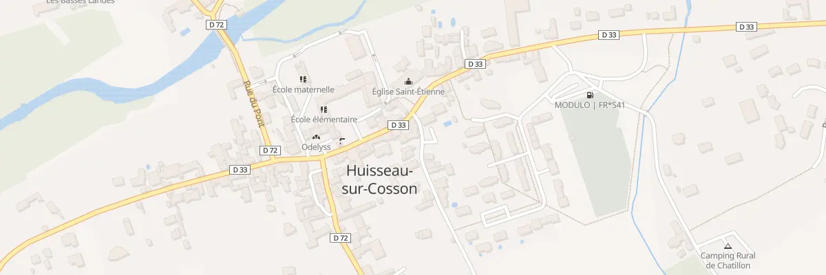 Plan du 2 Rue de la Vieille Eglise à Huisseau-sur-Cosson