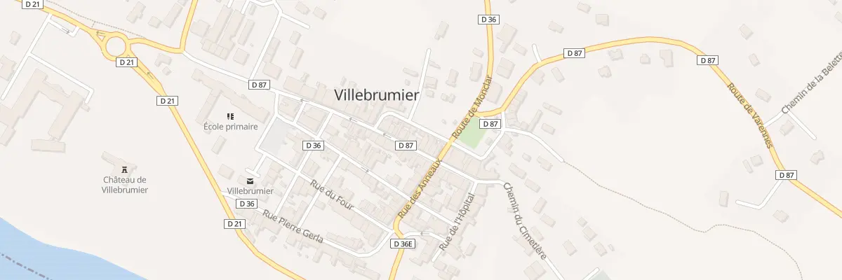 Plan du 49 Rue Haute à Villebrumier