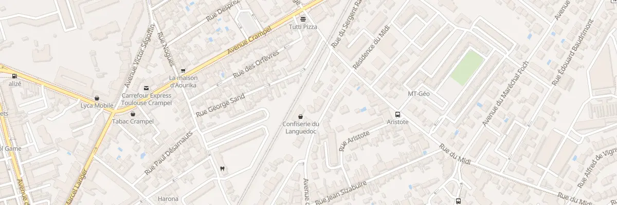 Plan du 87 Av d’Italie à Toulouse