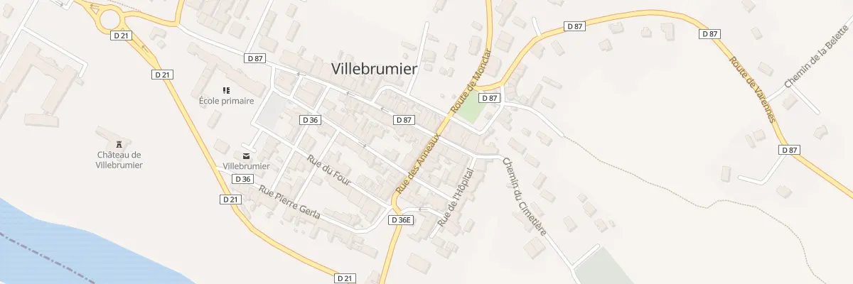 Plan du 3 Rue des Anneaux à Villebrumier