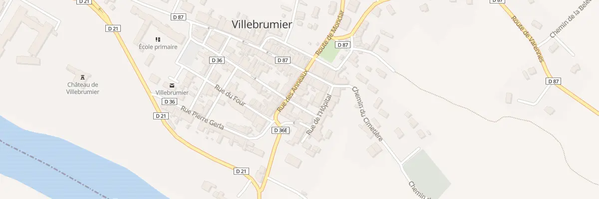 Plan du 3 Rue Saint Théodard à Villebrumier