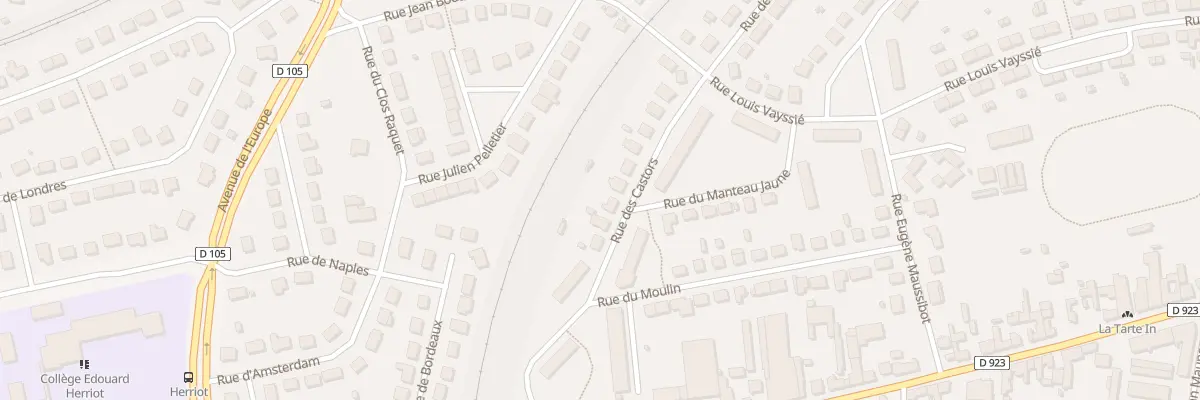 Plan du 128 Rue des Castors à Lucé
