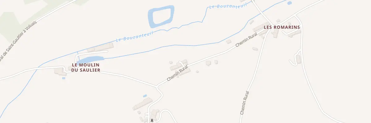 Plan du 6 Le Saulier à Chasseneuil