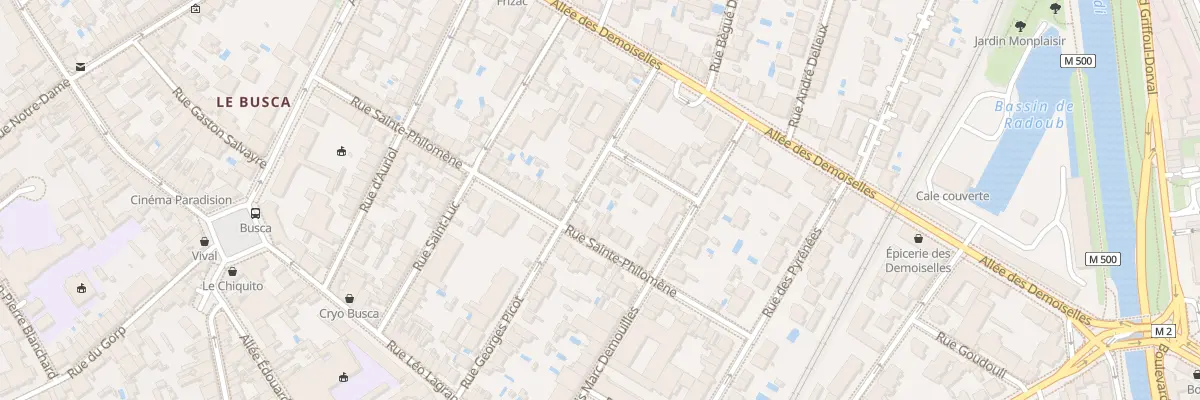 Plan du 23B Rue Georges Picot à Toulouse
