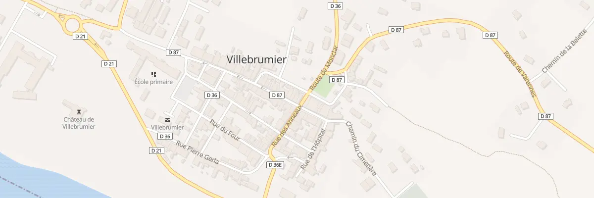 Plan du 55 Rue Haute à Villebrumier