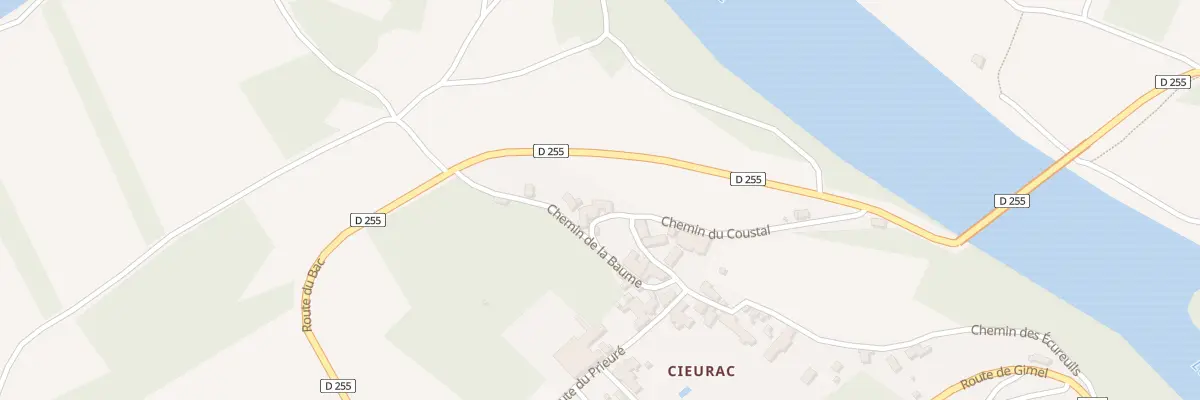 Plan du 30 Pas Le Caminol à Lanzac