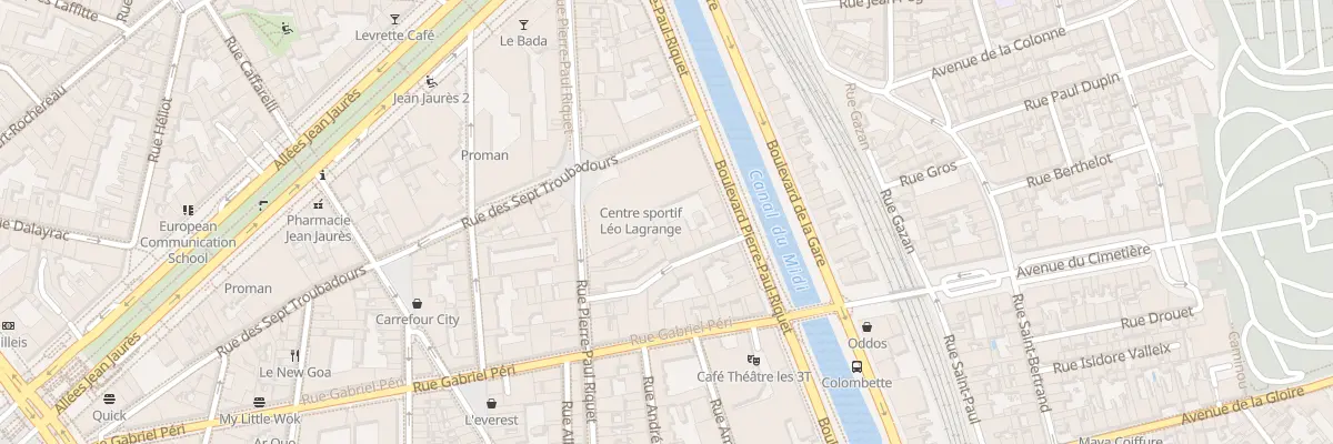 Plan du 11 Rue Saint Ferréol à Toulouse