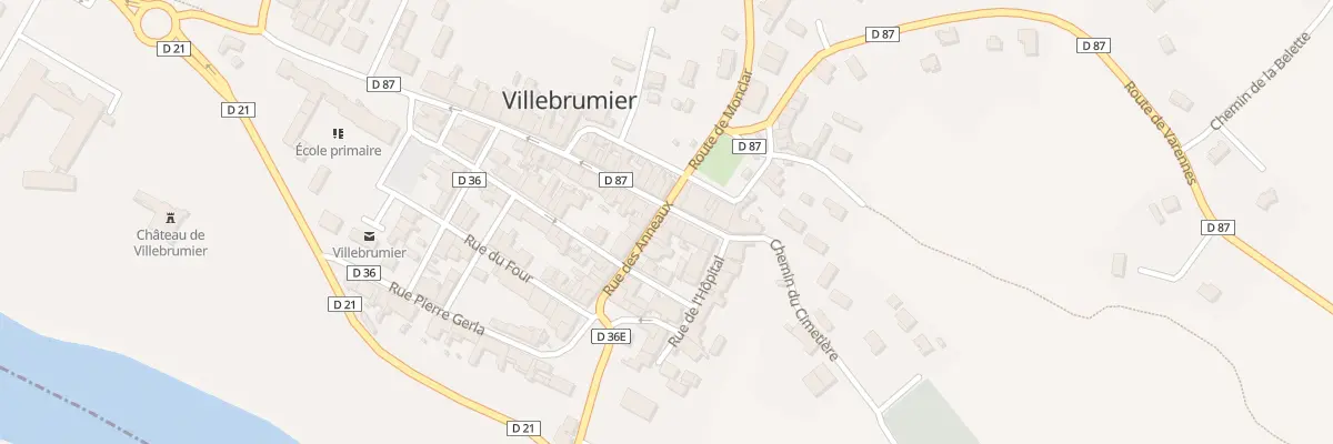 Plan du 2 Rue des Anneaux à Villebrumier