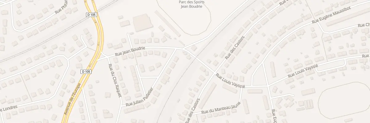 Plan du 3 Rue Jean Boudrie à Lucé