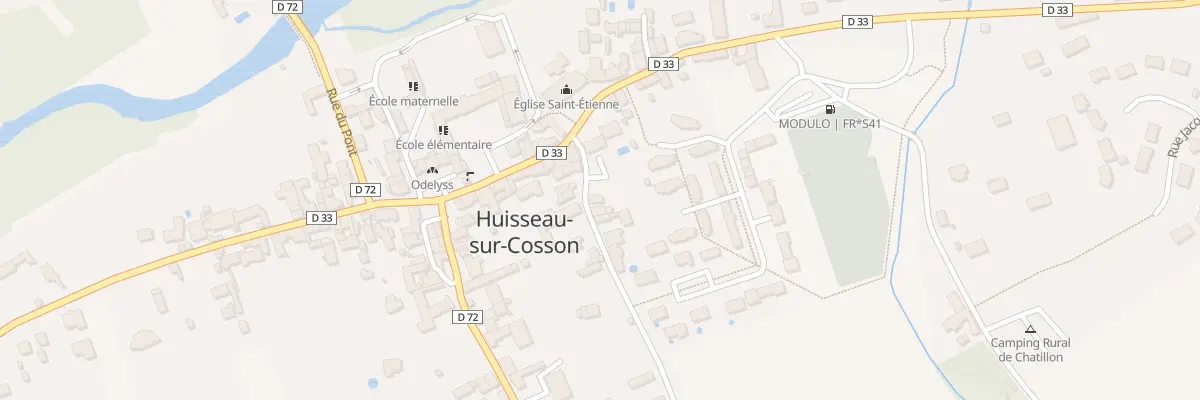 Plan du 1 Rue de la Vieille Eglise à Huisseau-sur-Cosson