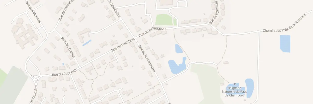Plan du 253 Rue de la Martinière à Mont-près-Chambord