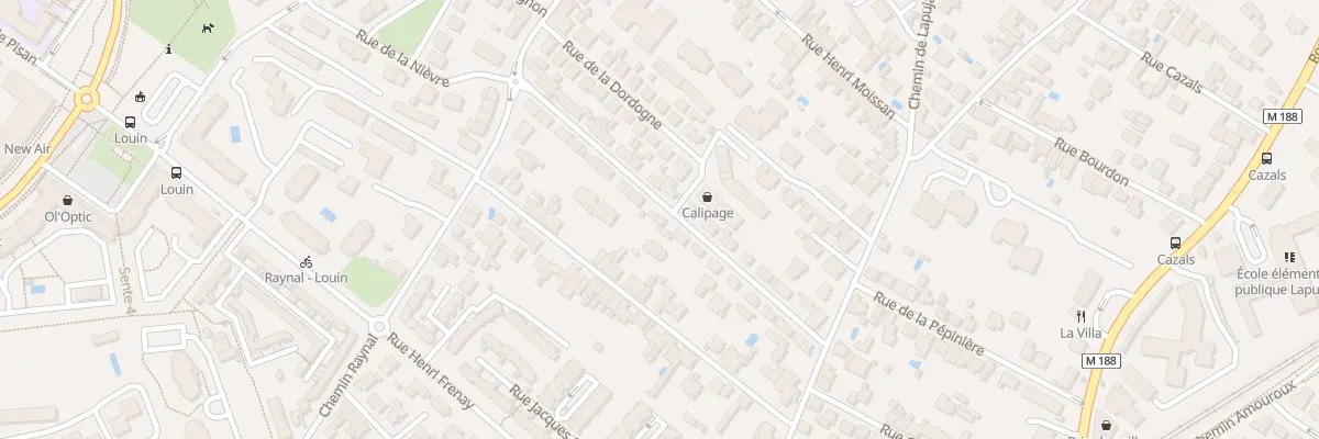 Plan du 18 Rue Claude Vernet à Toulouse