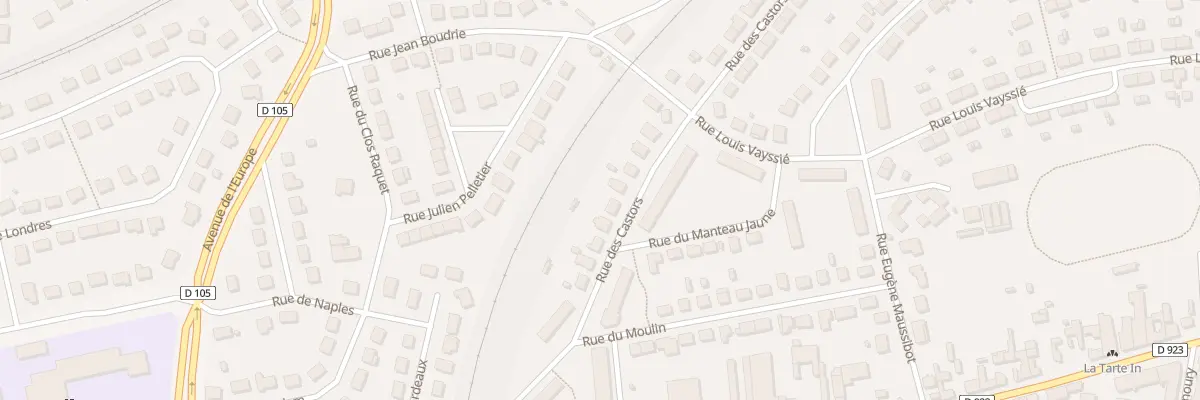 Plan du 124 Rue des Castors à Lucé