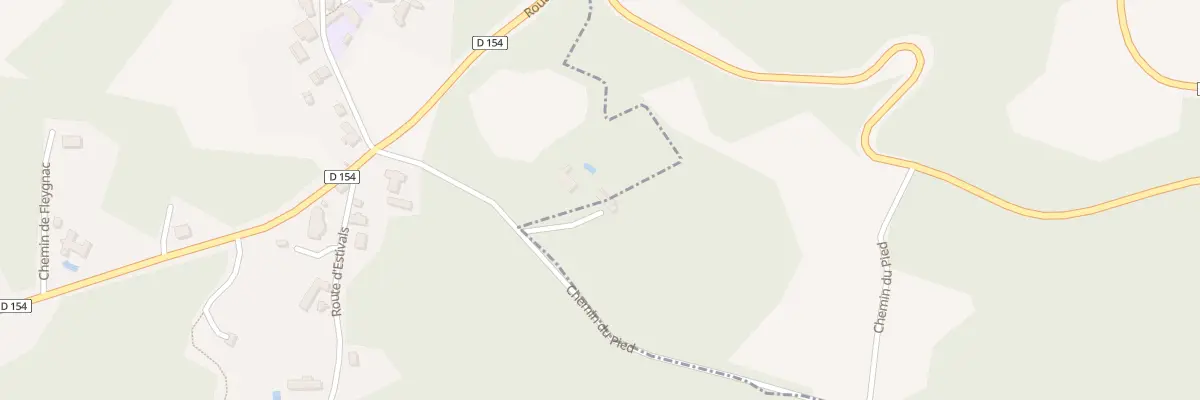 Plan du 135 Che du Pied à Chasteaux