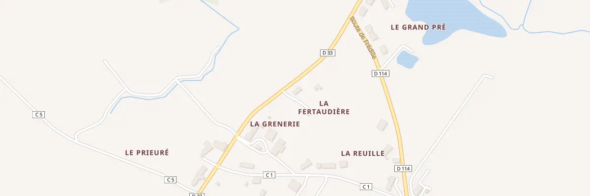 Plan du 5030 La Fertaudiere à Jeu-Maloches