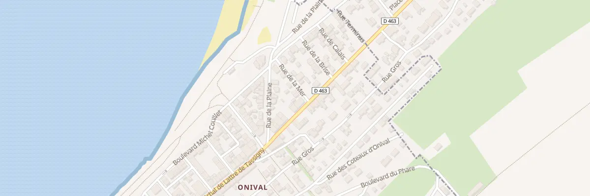Plan du 6 Rue de la Mer à Ault