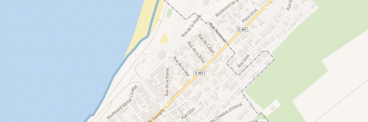 Plan du 3 Rue de la Mer à Ault