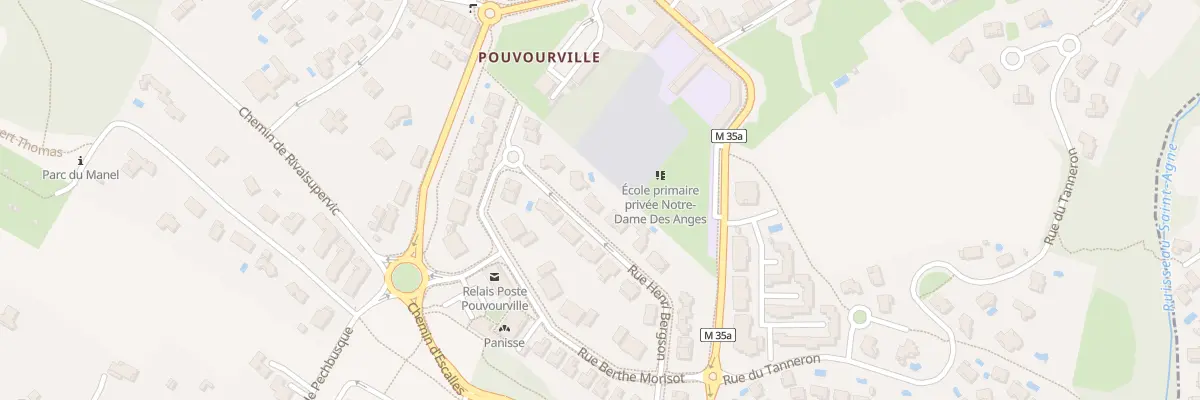 Plan du 20 Rue Henri Bergson à Toulouse